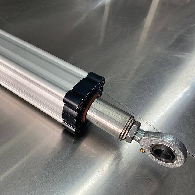 Hoge Belasting 40000N Hoge Snelheid Lange Slag 1200mm IP66 Inductie Lineaire Actuatormotoren Zonnevolger DC Motoren Hefapparatuur