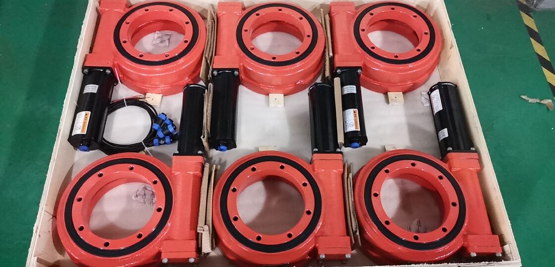 SE9 Heavy Duty 42crmo Slewing Drive Planetary Gearbox Reducer Motor Dual Axis Solar Trackers Application 3107 Slewing Bearings
