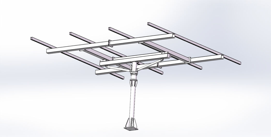 Jimi-Tech GPSST-D2 Sistema de rastreamento solar de 6 painéis com 27m/s Carga de vento e 0,85KN Carga de neve Compatibilidade