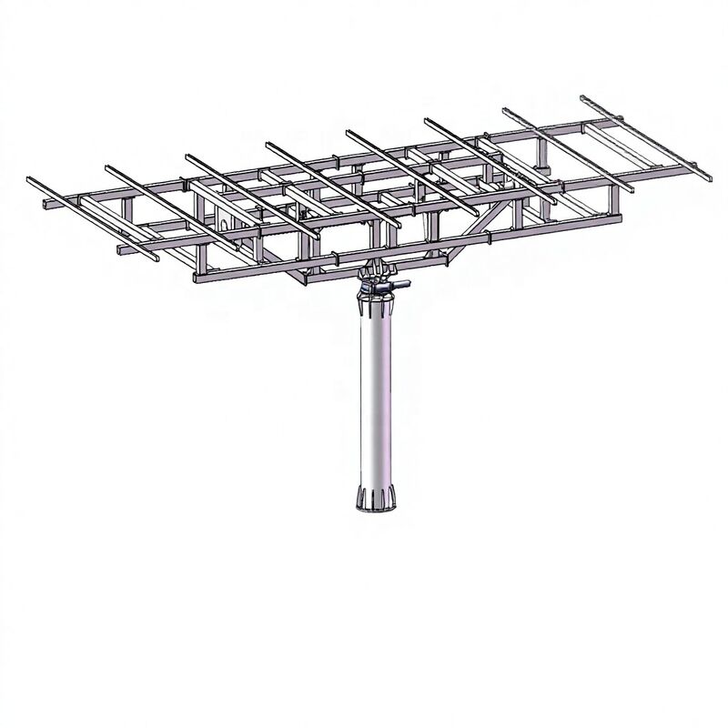 JIMMY GPSST-D2 4-5kW 10 Panels Waterproof Smart Solar Tracking System One Axis Ground Mount Solar Kit