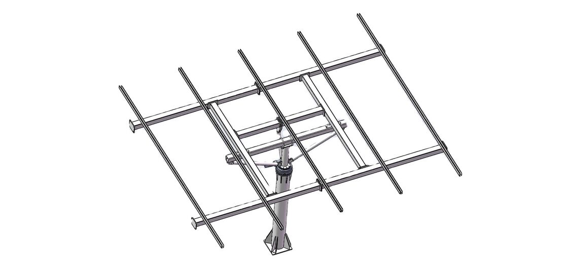 Dual Axis Solar Tracker Pv Tracking System 3-4kw Smart Tracker Power Clean Energy Sun Power Tracker Mounting Systems