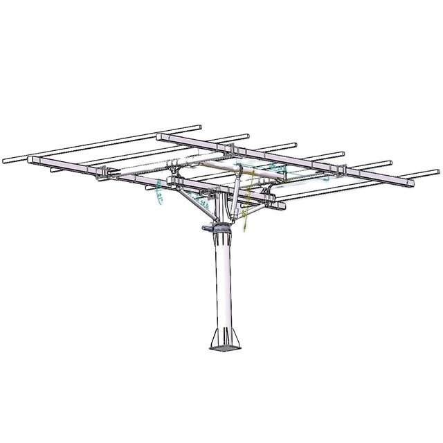 2KW Dual Axis Solar Panel Tracking System 2 Axes Kit All Key Components Included Ground Solar Tracker Ground Solar tracker 2