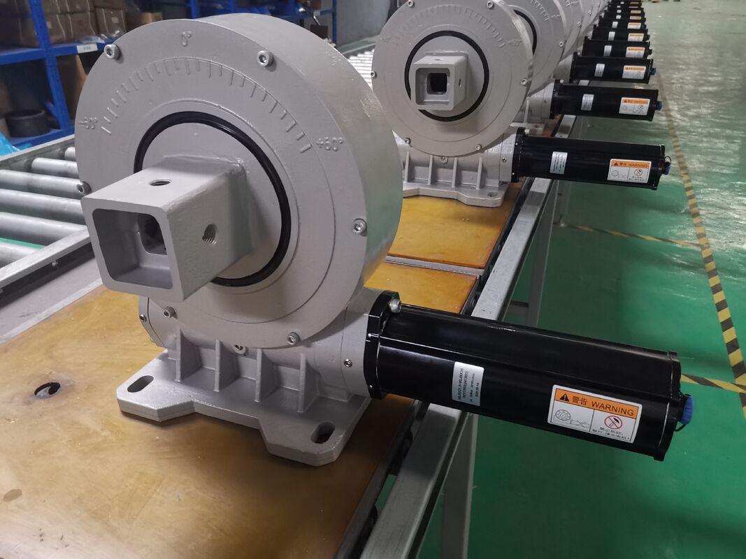 VE5 Slew DriveIP66 IP67 Waterproof 2400Nm Heavy Duty Output Torque Solar Energy Single Axis Solar Tracking System Slewing Ring