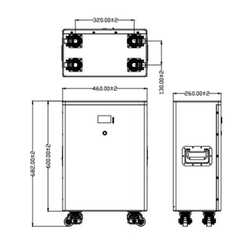 7680Wh Solar Energy Battery Storage 300AH 25.60V Solar PV And Battery Storage