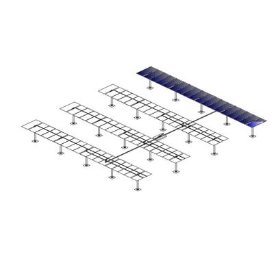 0.5kN/M2 Vertical Single Axis Solar Tracker 40 Panels 1 Axis Solar Tracker